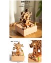 旋轉摩天輪 木質音樂盒 MUSIC BOX